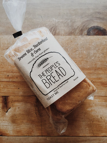 The People's Bread Gluten Free Brown Rice & Corn | Soul Food Organic NZ