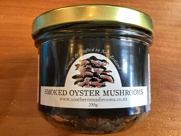 Smoked Oyster Mushrooms
