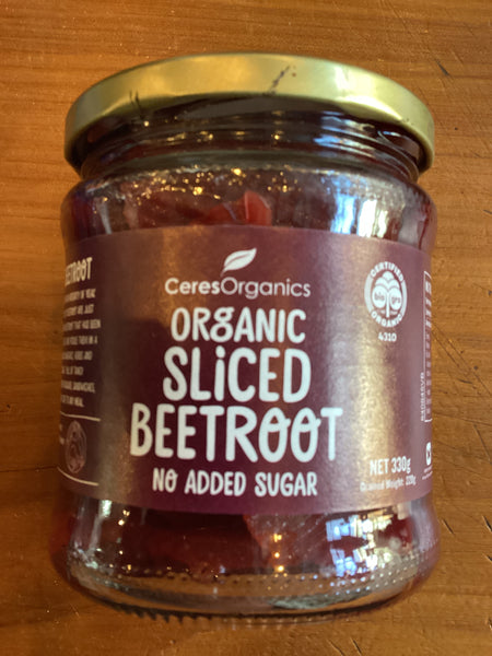 Sliced beetroot