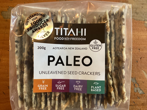 Paleo Unleavened Seed Crackers