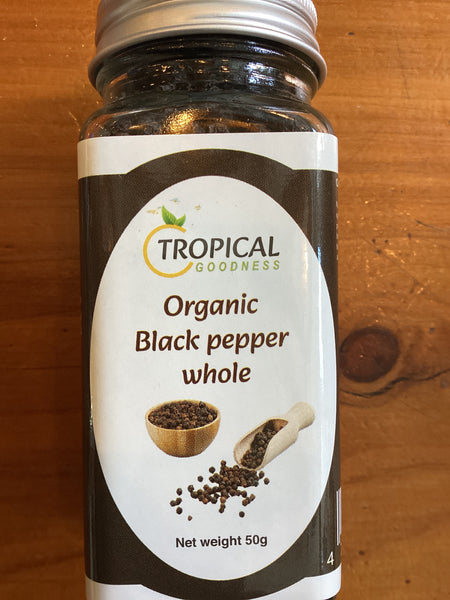 Organic Black Pepper Whole