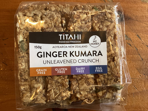 Ginger Kumara Unleavened Crunch