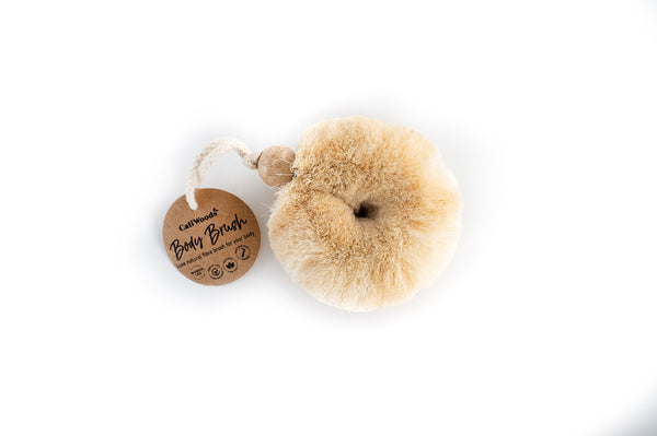 Palm body brush