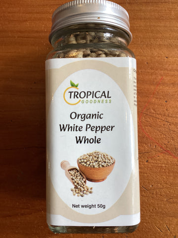 Organic White Pepper Whole