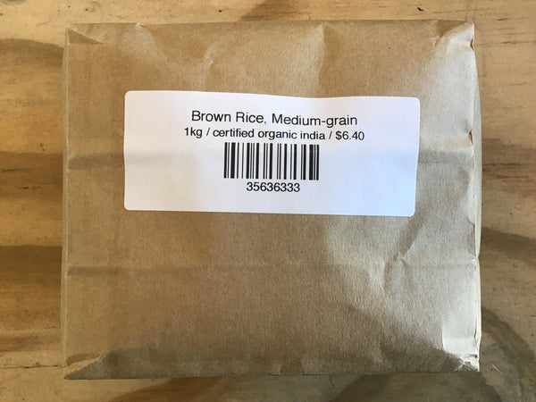 Brown Rice, Medium-grain